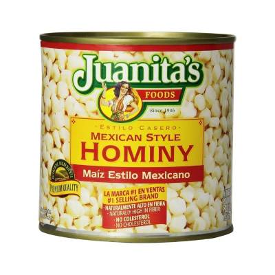  Juanitas Hominy Mexican Style, 25 oz