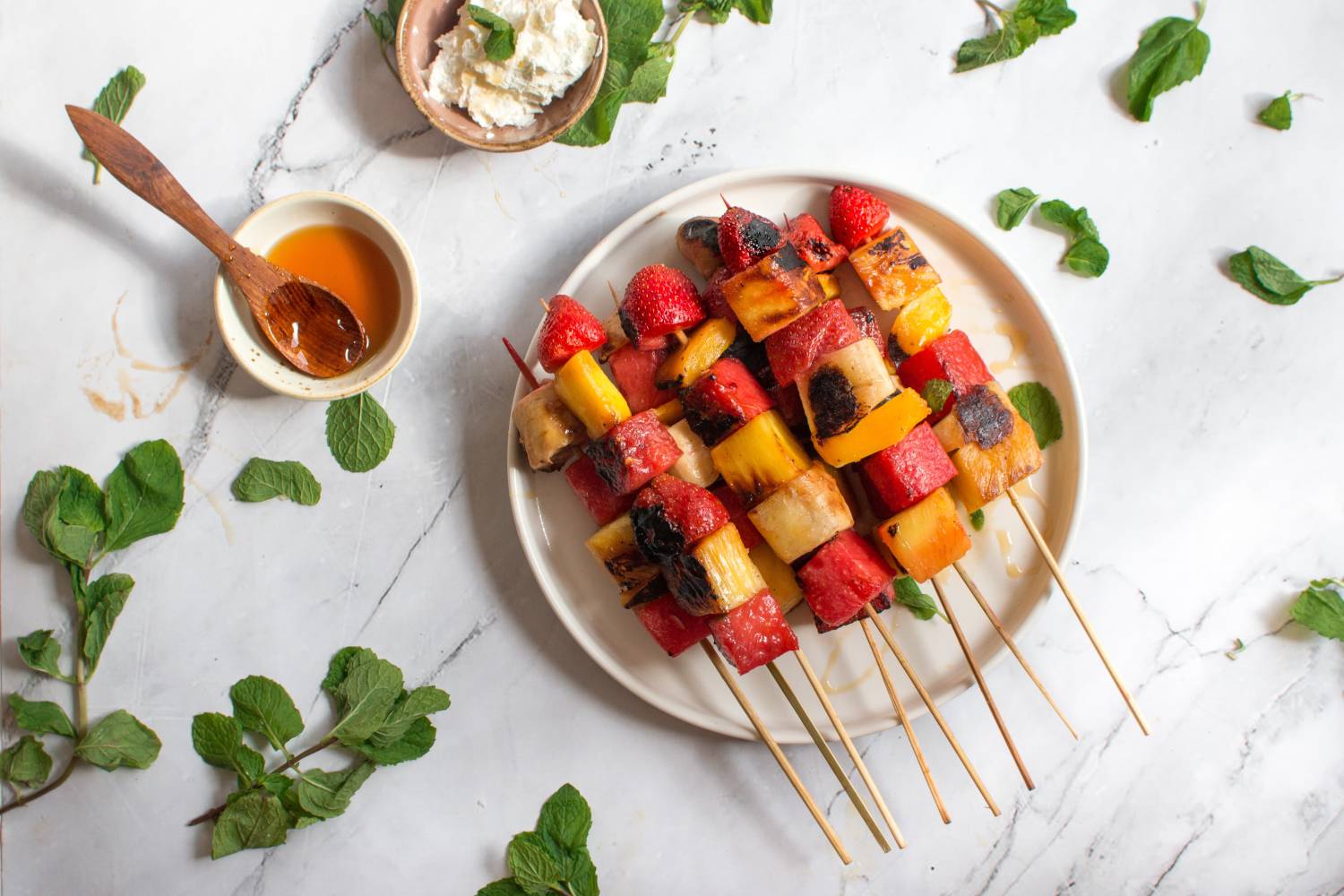 Grilled Fruit Skewers