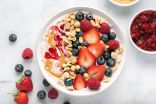 Delicious and Fruity Peanut Butter and Jelly Yogurt Bowl
