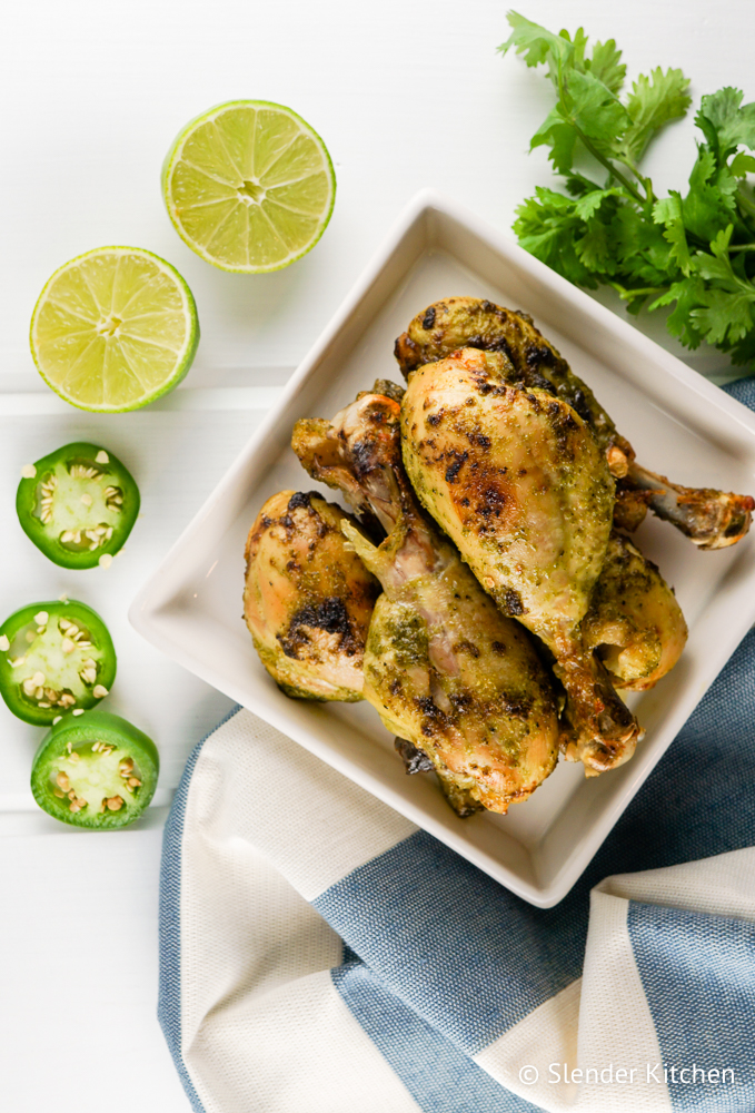 Cilantro Jalapeno Chicken Drumsticks Slender Kitchen