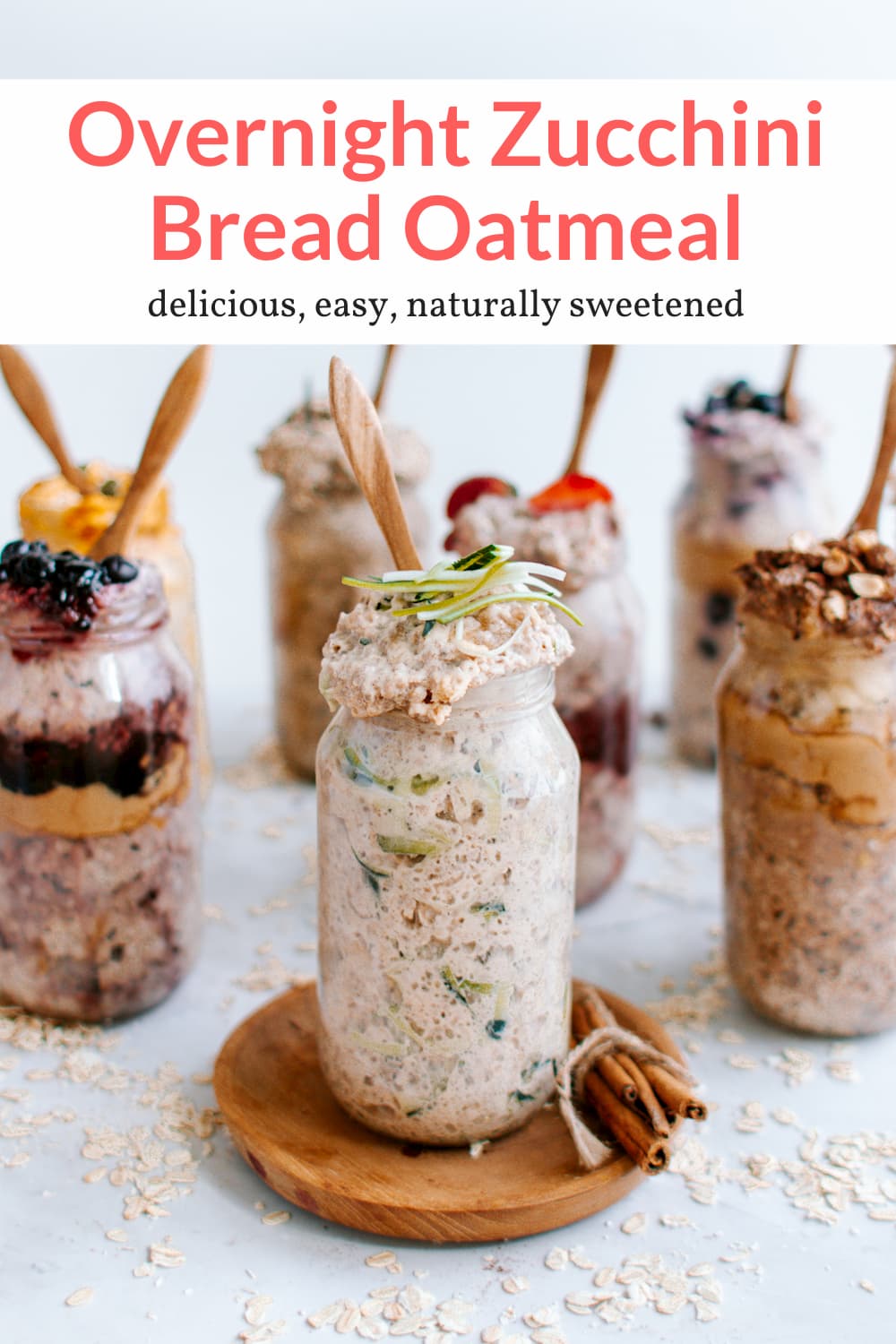 Zucchini Bread Overnight Oatmeal Slender Kitchen