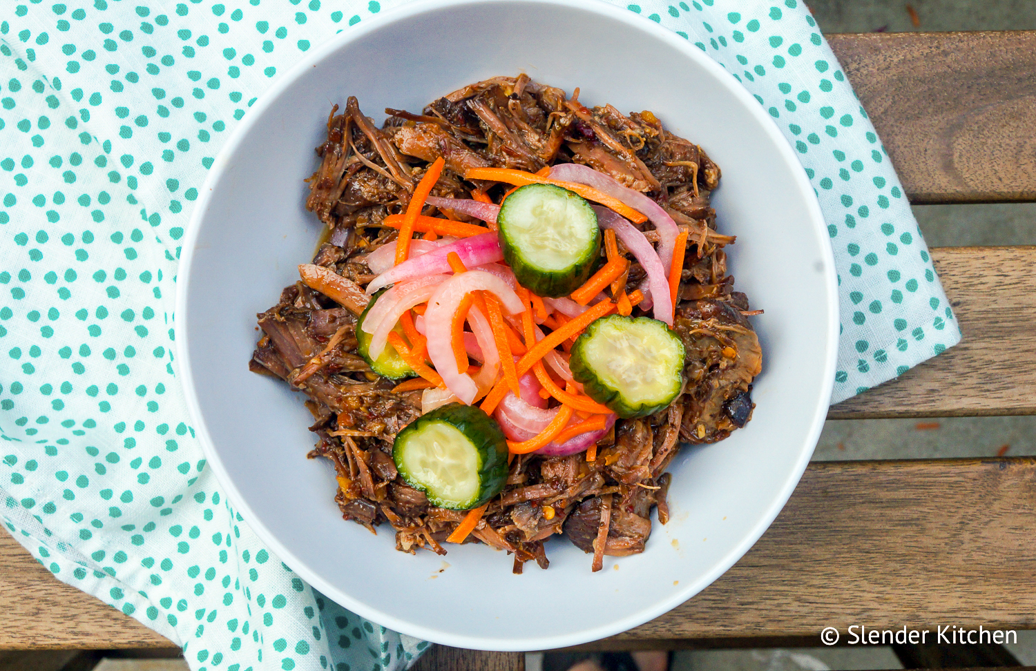 Slow Cooker Sweet and Spicy Beef Slender Kitchen