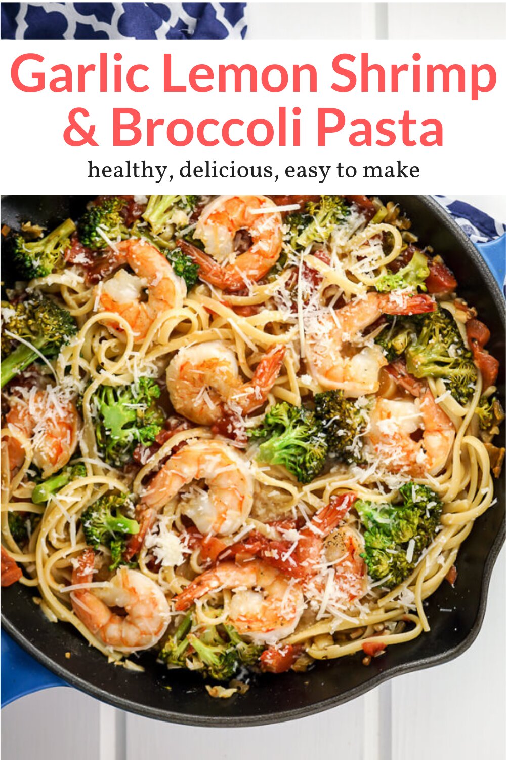 Lemon and Broccoli Pasta with Shrimp - Slender Kitchen