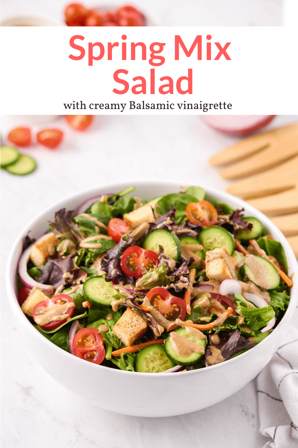 Easy Spring Mix Salad Slender Kitchen