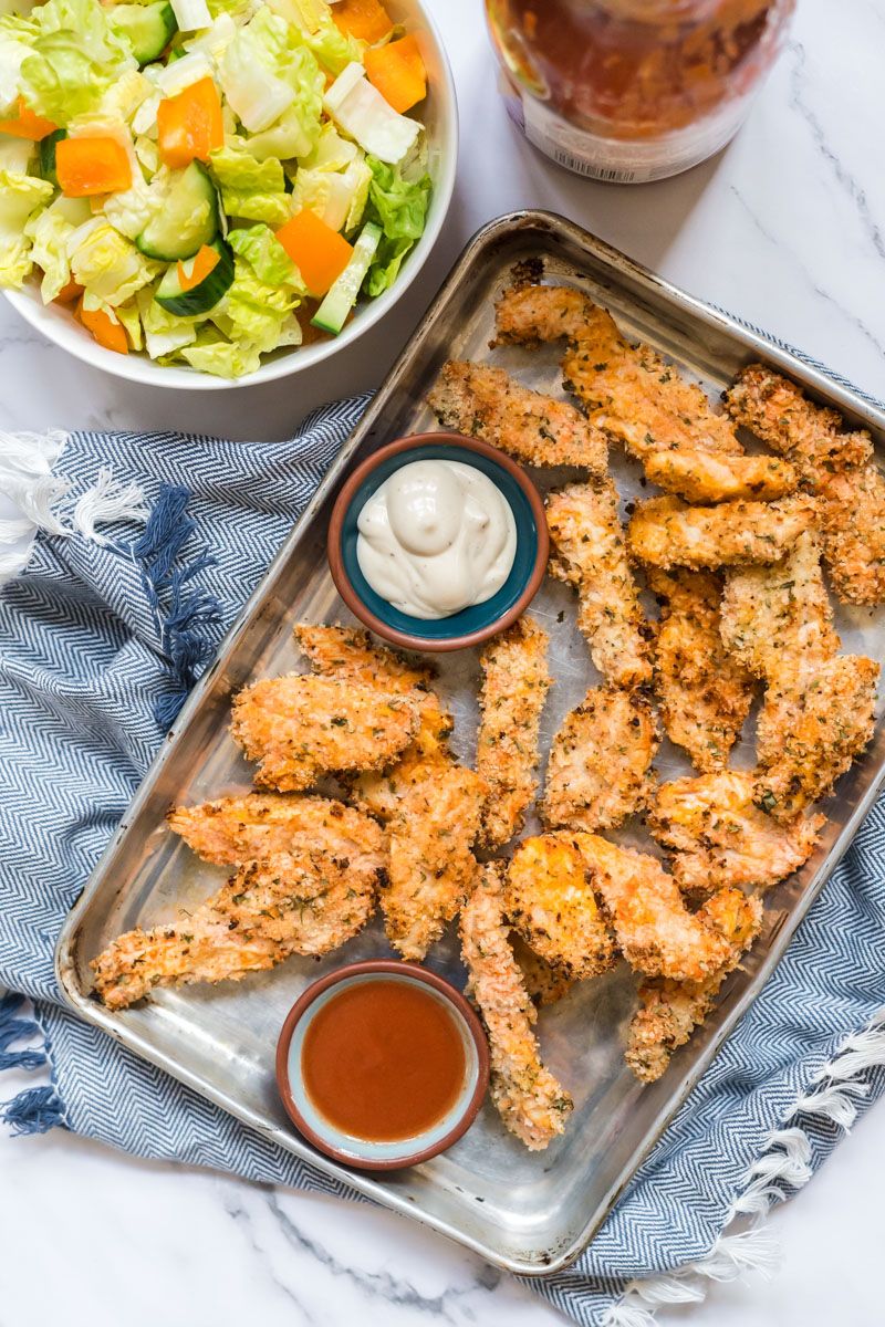 Baked Buffalo Ranch Chicken Tenders Slender Kitchen