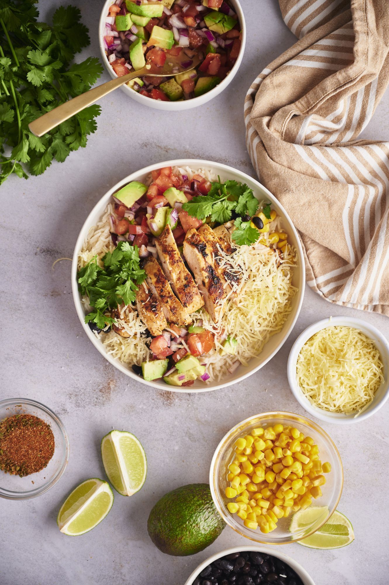 Chicken Taco Bowl - Slender Kitchen