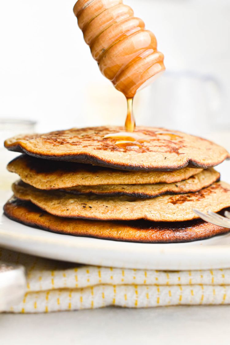 Banana Flax Pancakes Slender Kitchen