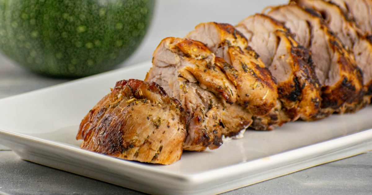 Grilled Mediterranean Pork Tenderloin Slender Kitchen