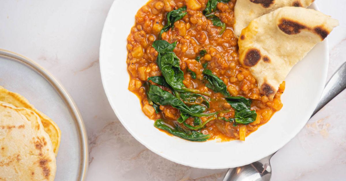 Slow Cooker Madras Lentils Slender Kitchen