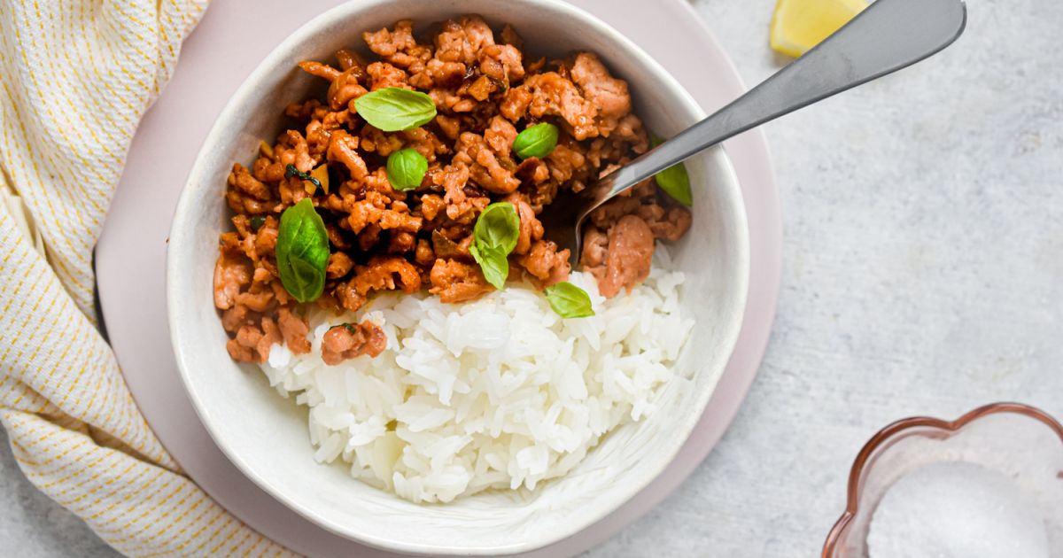 ground turkey thai basil