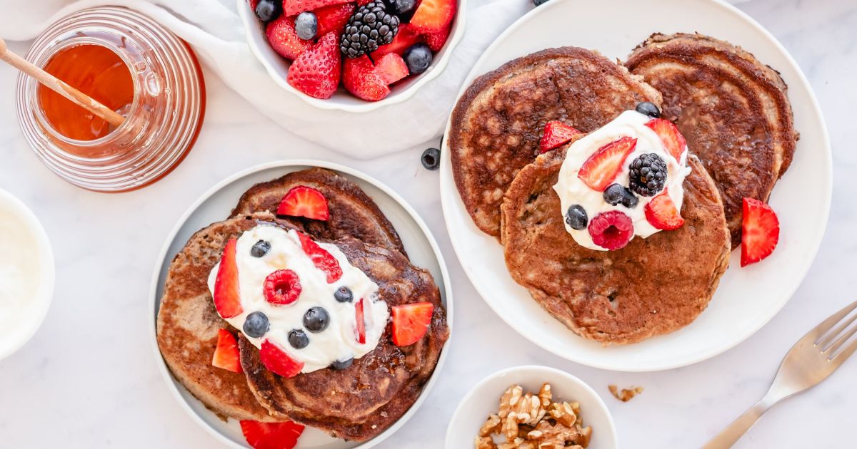 Almond Flour Pancakes with Flax - Slender Kitchen