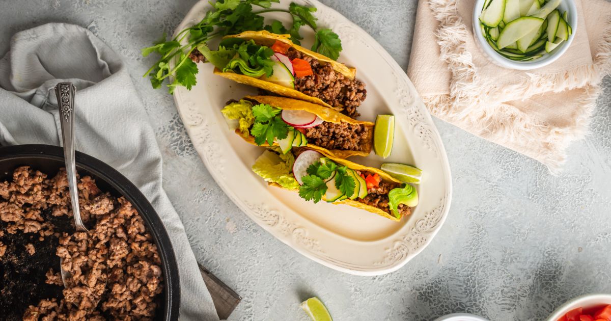 Ground Beef Tacos - Slender Kitchen