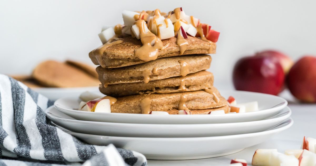 Blender Apple Cinnamon Pancakes Slender Kitchen
