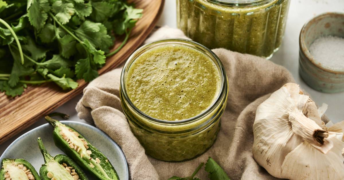 Authentic Green Enchilada Sauce