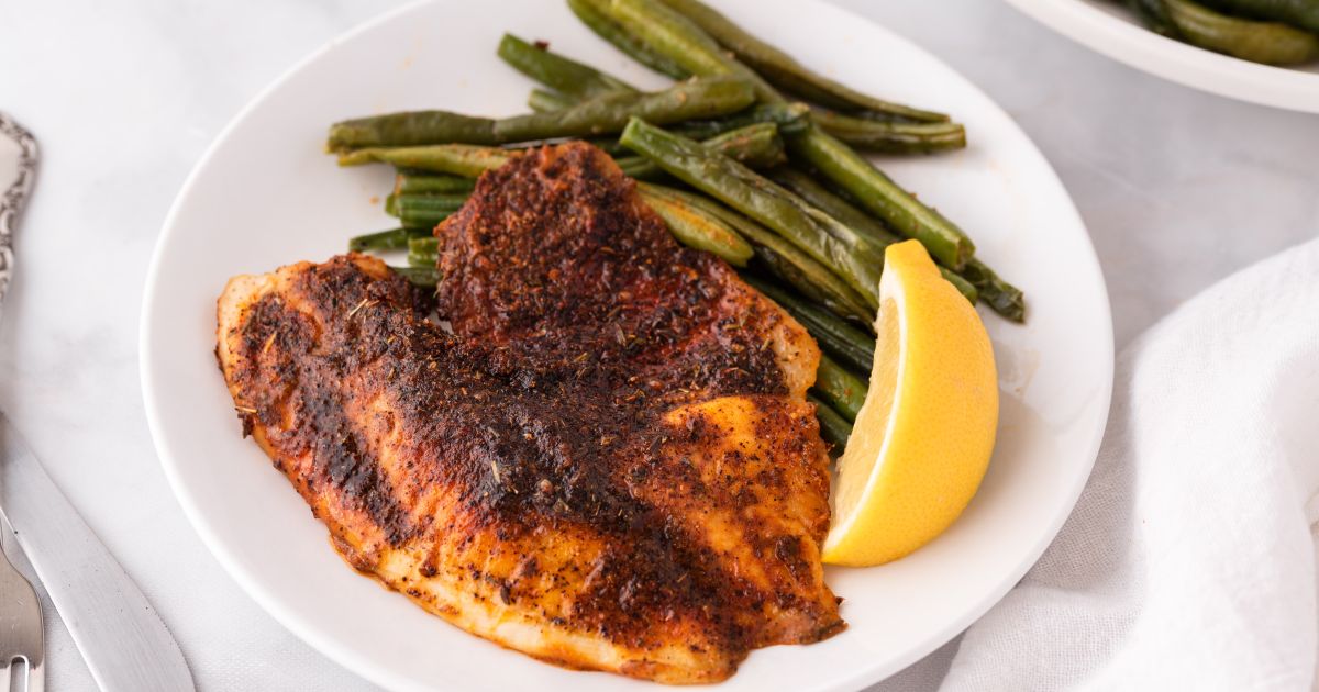 Baked Blackened Tilapia - Slender Kitchen