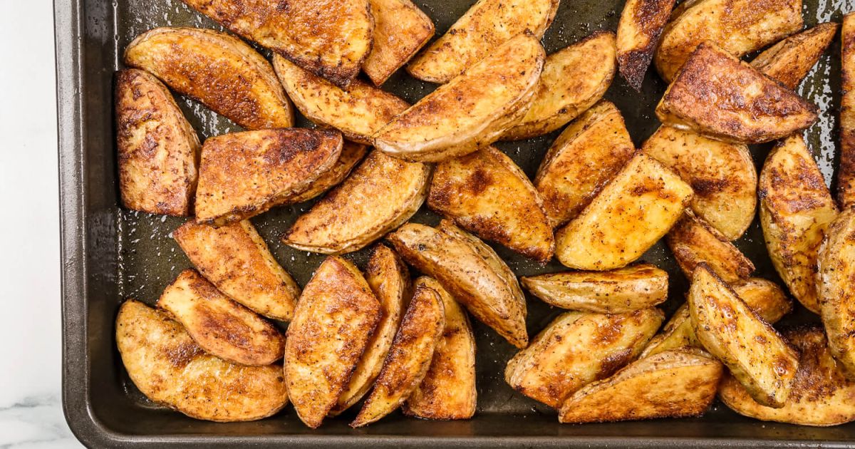 Easy Homemade KFC Potato Wedges Recipe 2023 AtOnce