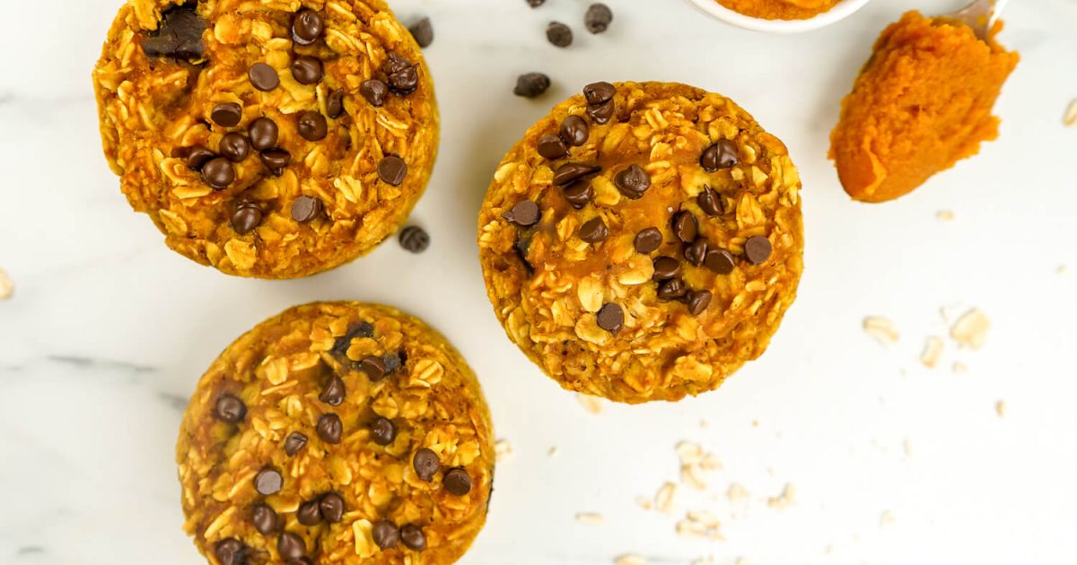 Baked Pumpkin Chocolate Chip Oatmeal Slender Kitchen