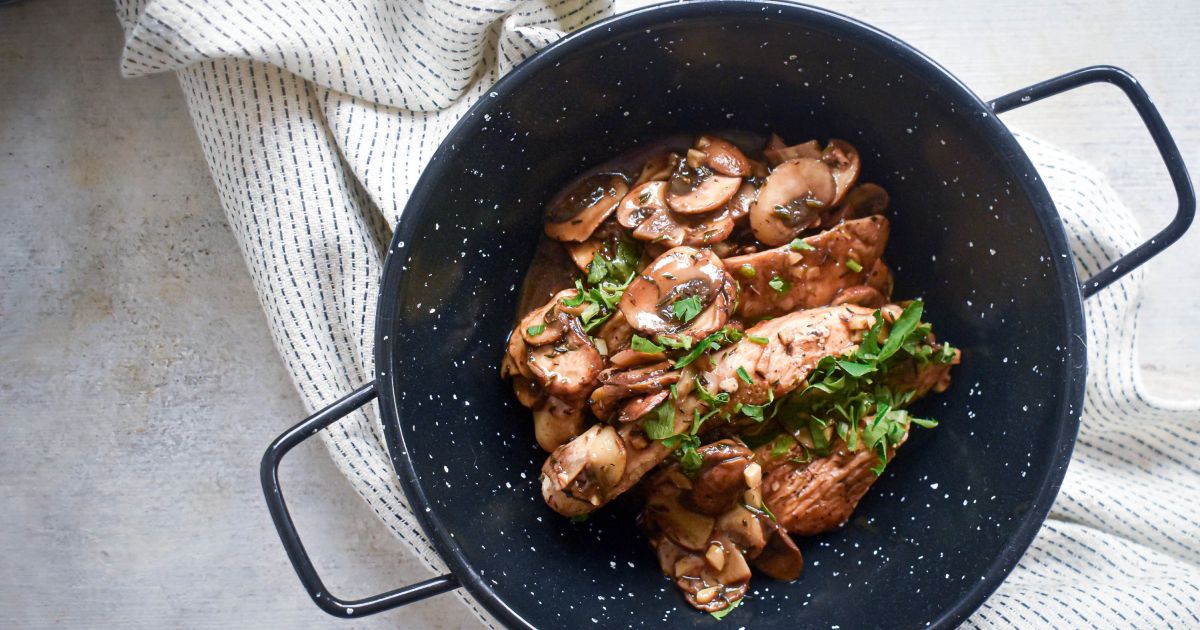 Balsamic Chicken with Mushrooms Slender Kitchen