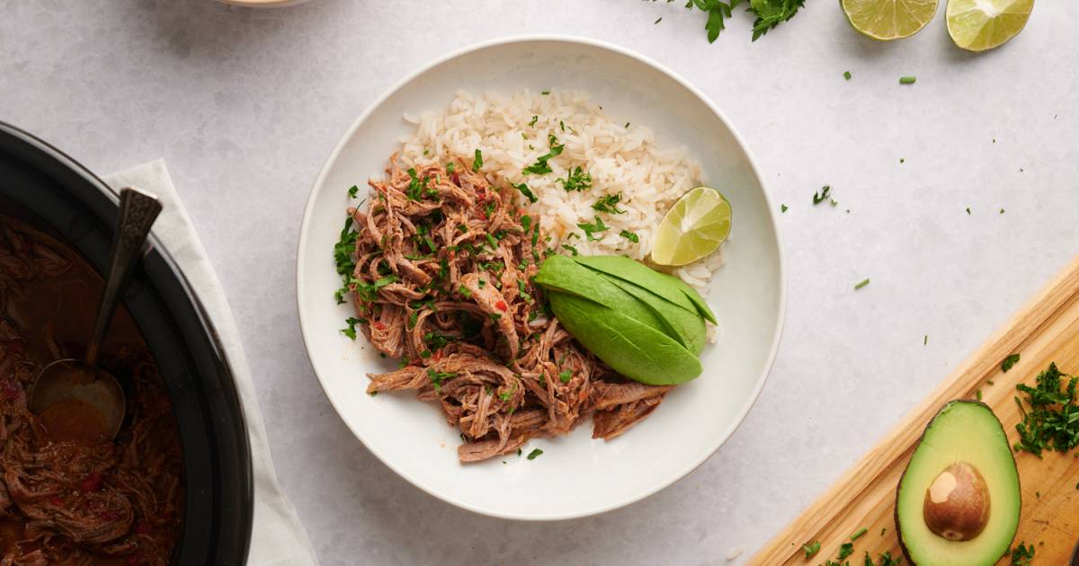 Machaca (Slow Cooker, Instant Pot, or Dehydrated) - Slender Kitchen