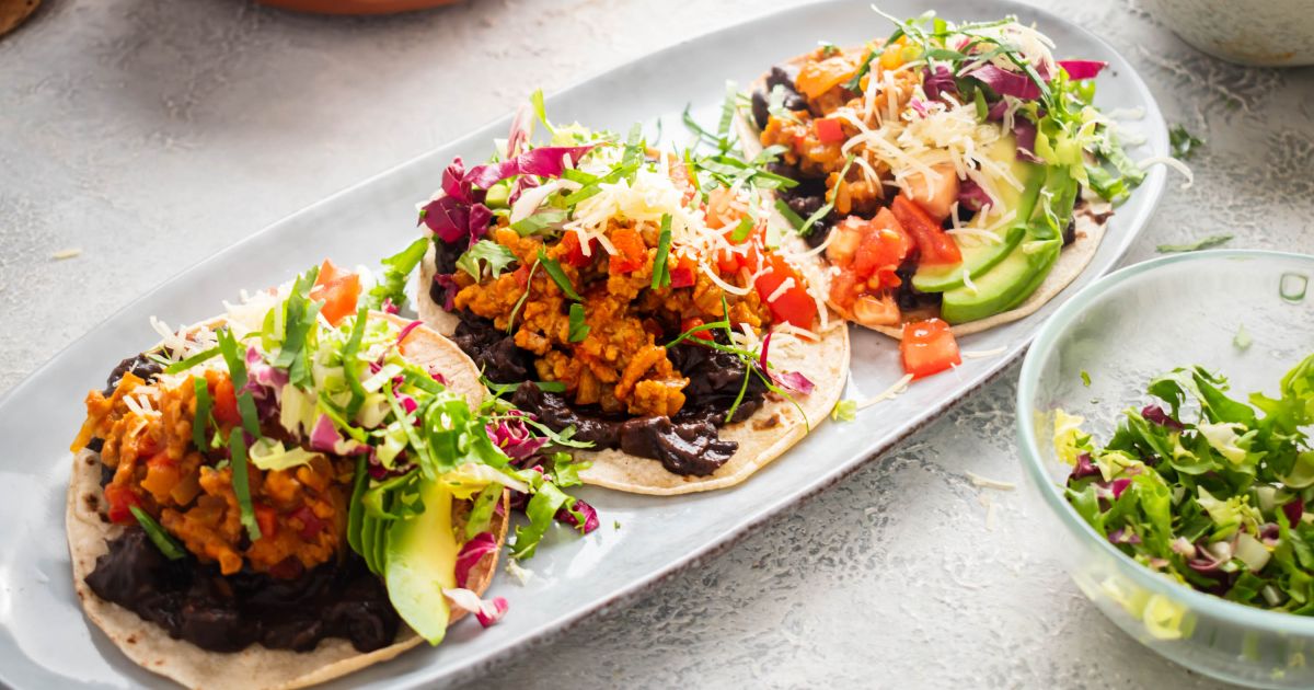 Easy Ground Beef Tostadas (20 Minute Dinner!) - Slender Kitchen