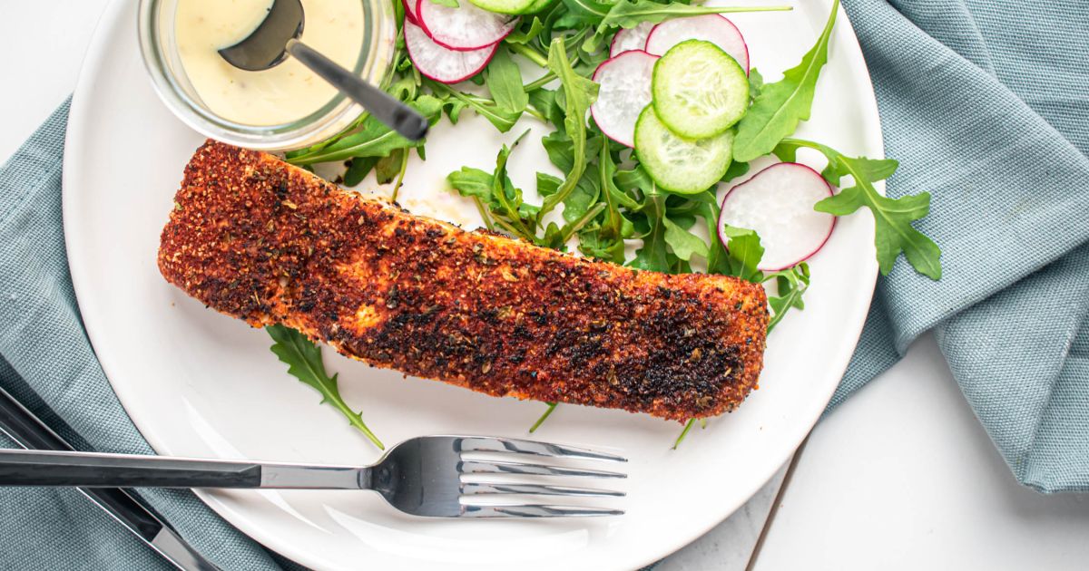 Blackened Salmon - Slender Kitchen