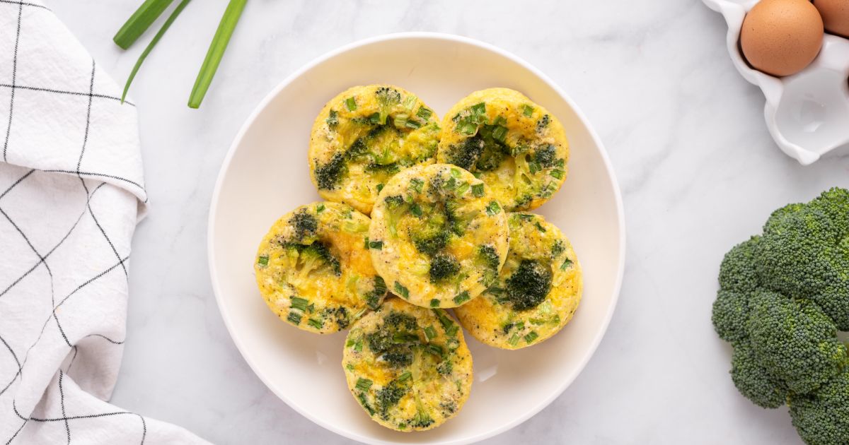 Broccoli Cheddar Egg Muffins Slender Kitchen