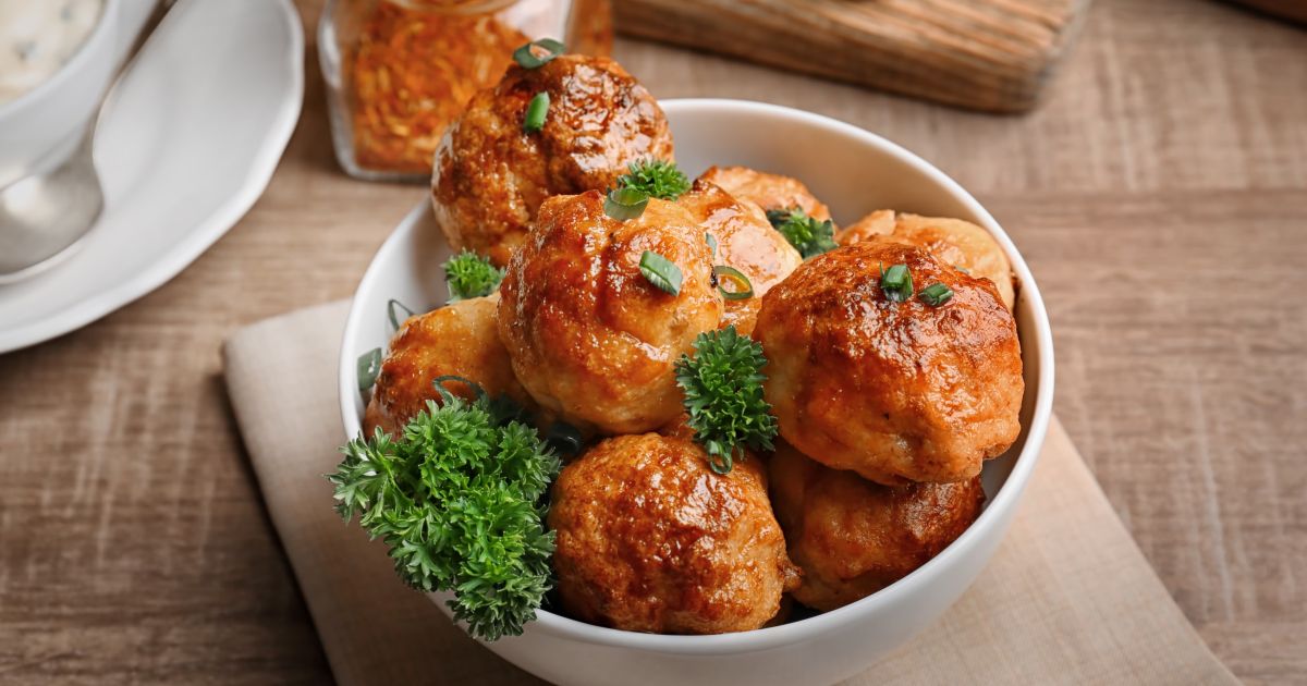 Buffalo Chicken and Quinoa Meatballs Slender Kitchen