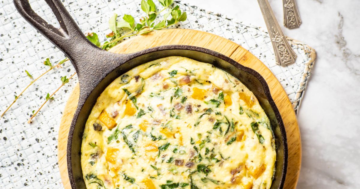 Butternut Squash and Spinach Breakfast Casserole Slender Kitchen