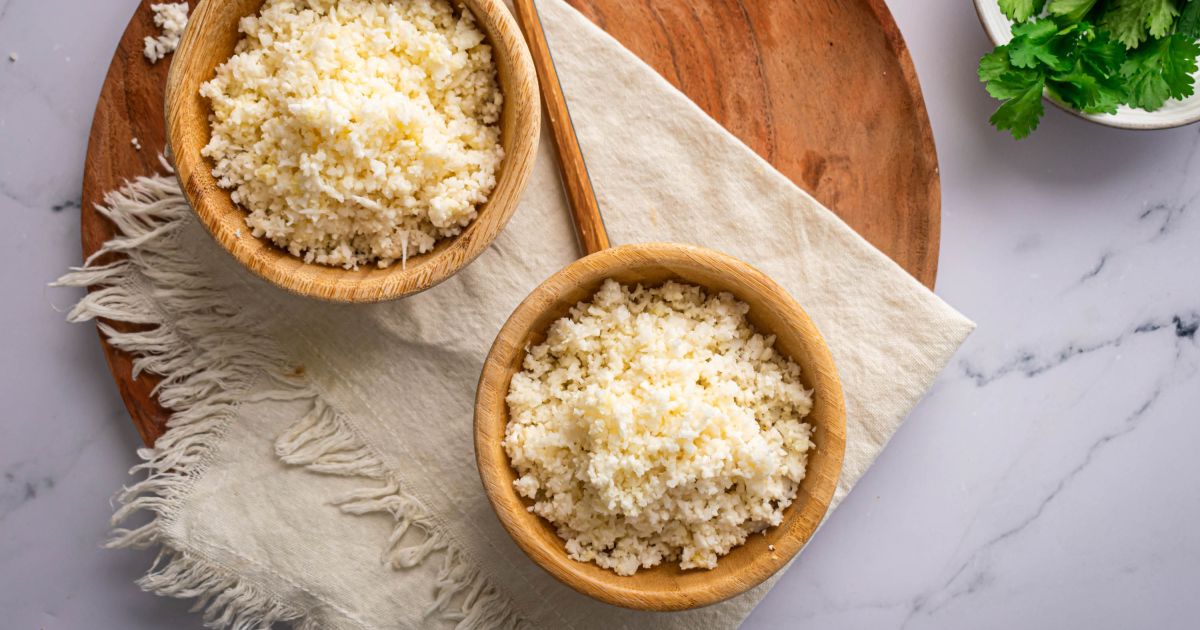 Cauliflower Rice - Slender Kitchen