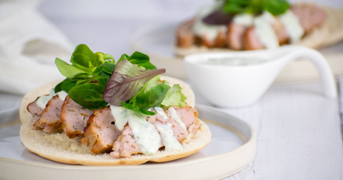 Chicken Gyros with Tzatziki - Slender Kitchen