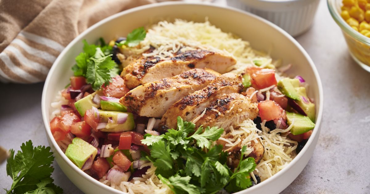 Chicken Taco Bowl - Slender Kitchen