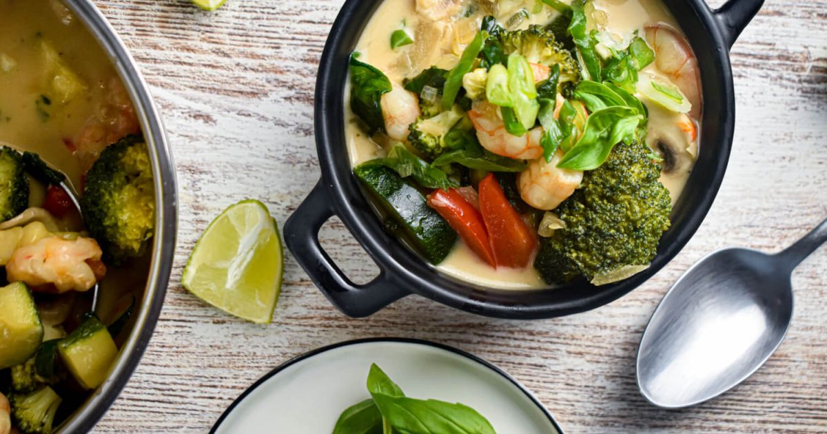 Coconut Curry Shrimp - Slender Kitchen