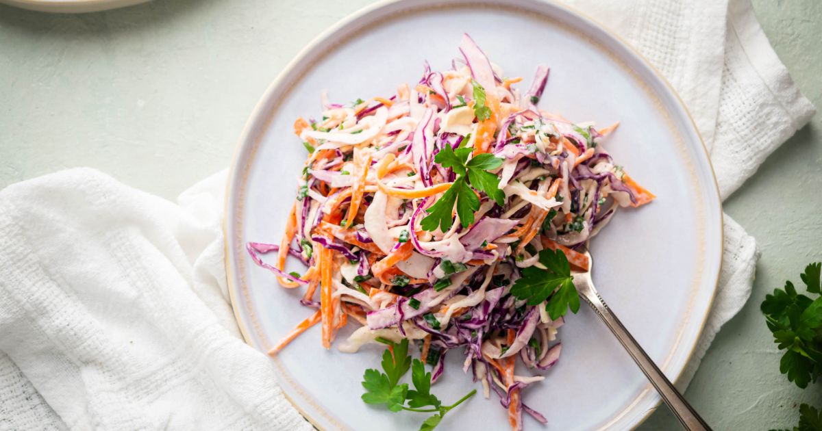 The Best Coleslaw (with Greek Yogurt!) Slender Kitchen