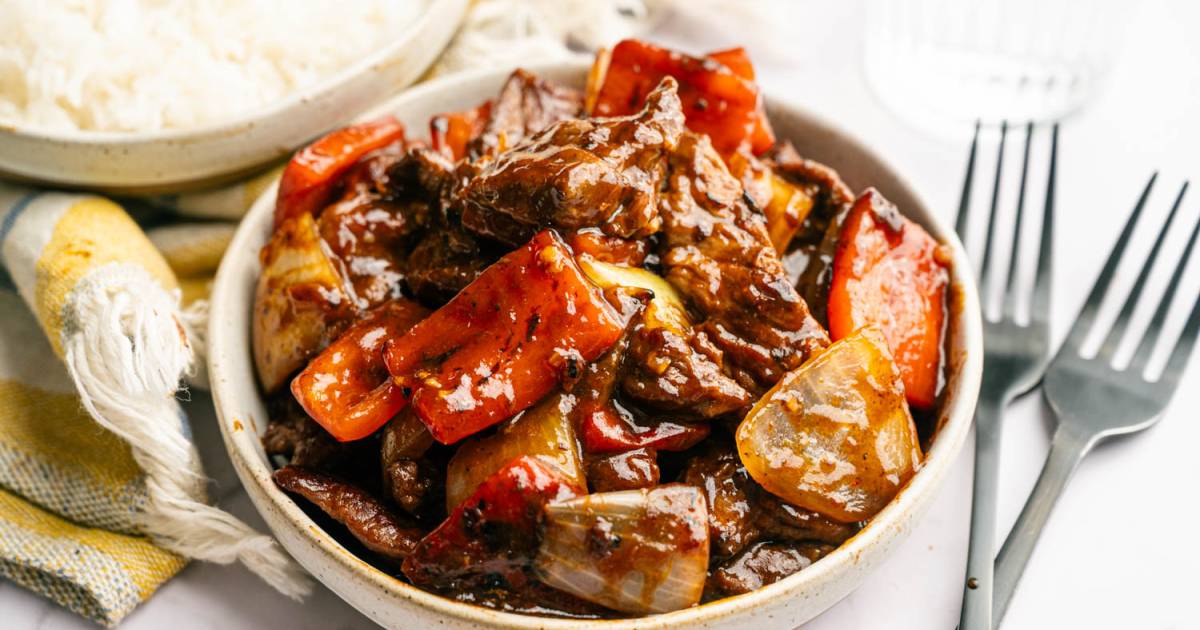 Copycat Beijing Beef - {Better Than Panda Express!} - Slender Kitchen