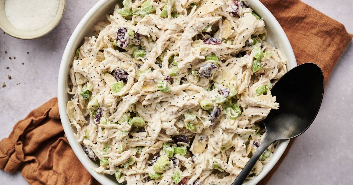Cranberry Almond Chicken Salad {10-Minute Recipe} - Slender Kitchen