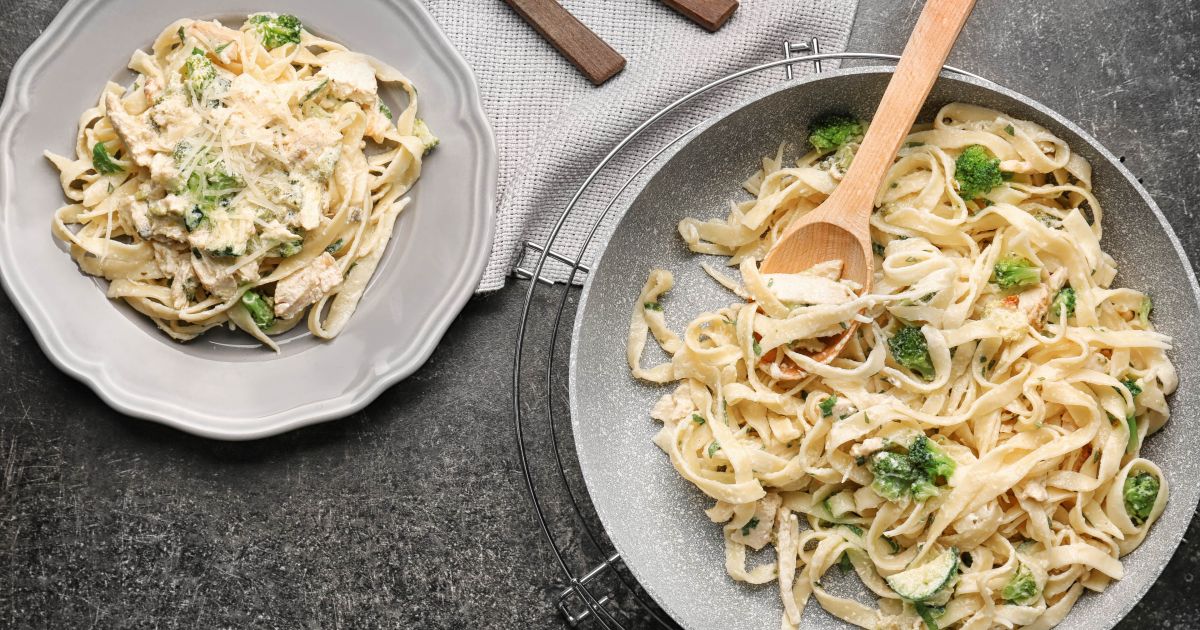 Creamy Chicken And Broccoli Pasta Slender Kitchen creamy-chicken-and-broccoli-pasta-slender-kitchen
