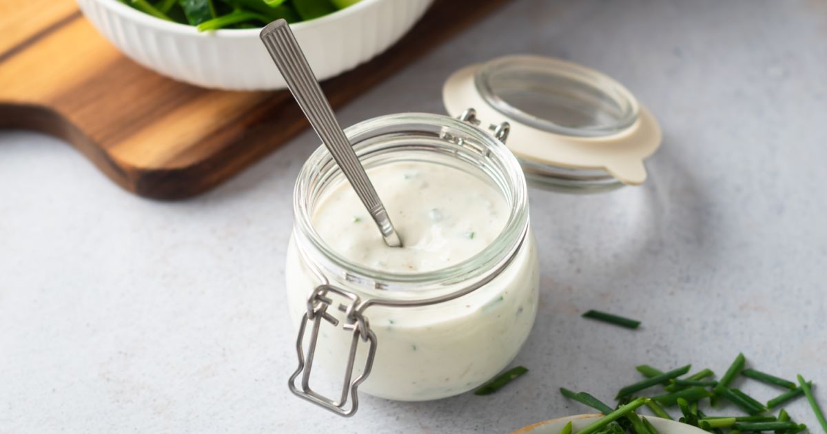 Creamy Gorgonzola Dressing - Slender Kitchen