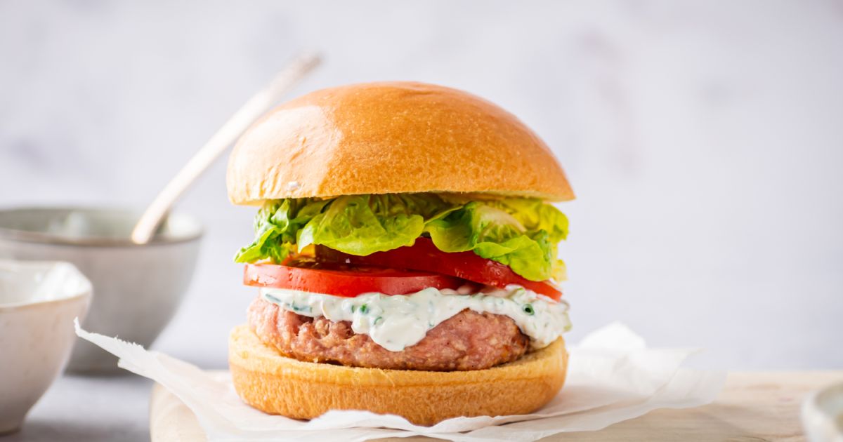 Easy Ground Chicken Burgers Slender Kitchen