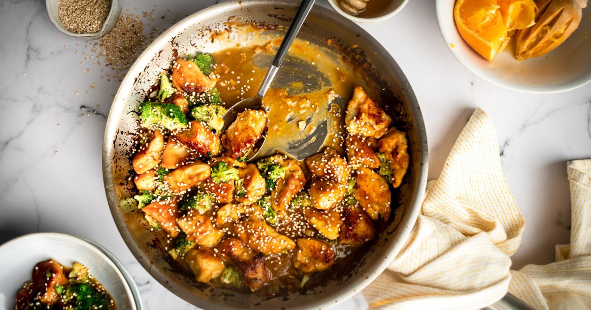 Easy Orange Chicken - Slender Kitchen