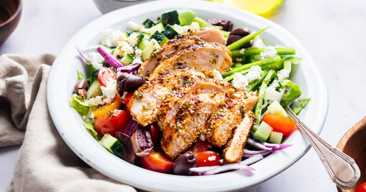 Greek deals grilled chicken