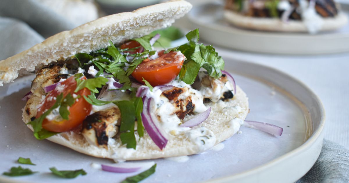 Grilled Chicken Souvlaki - Slender Kitchen