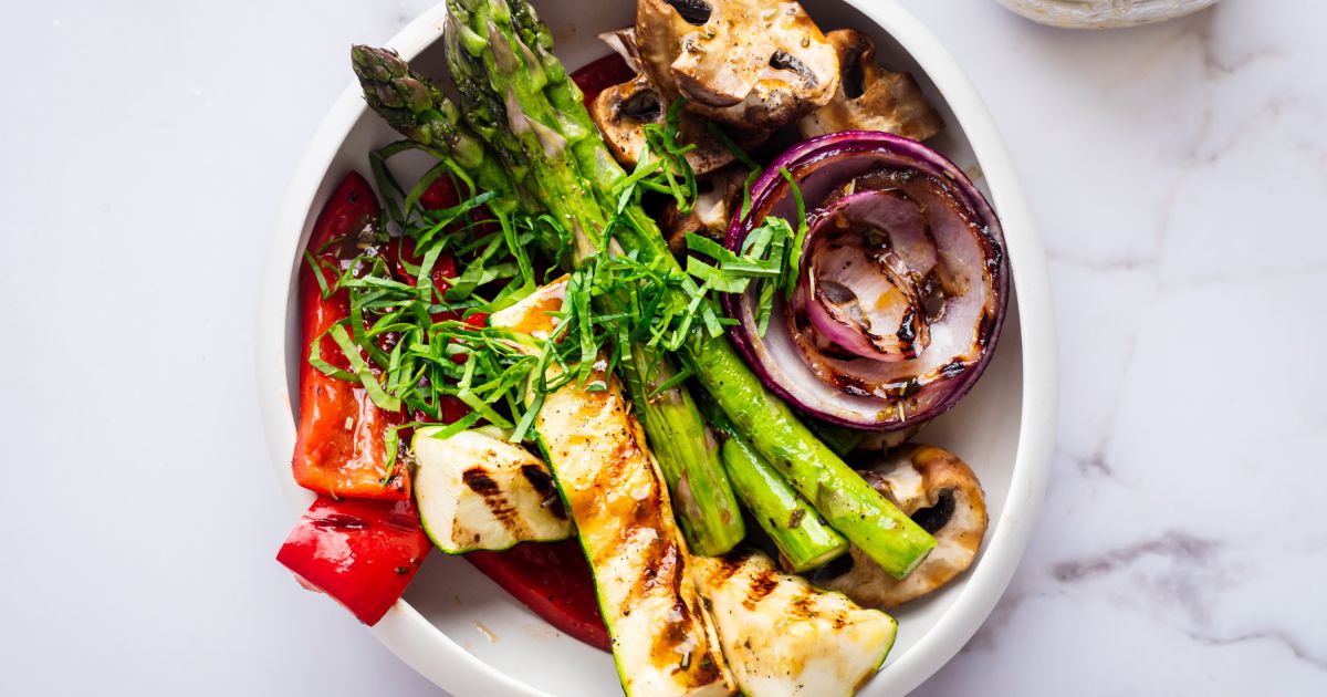Marinated Grilled Vegetables - Slender Kitchen