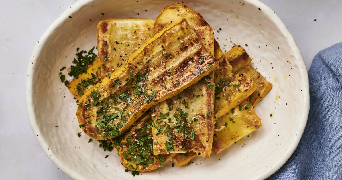 Grilled Yellow Squash - Slender Kitchen