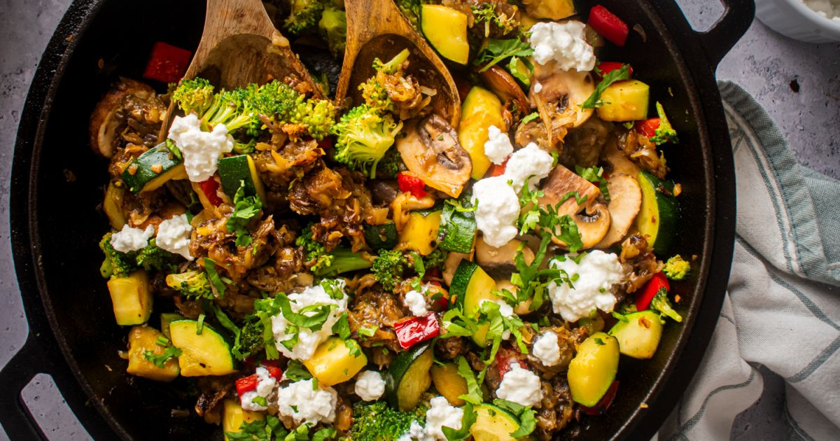 Hippie Hash (The Best Veggie Hash) - Slender Kitchen