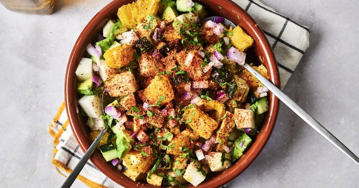 Jicama and Orange Salad - Slender Kitchen