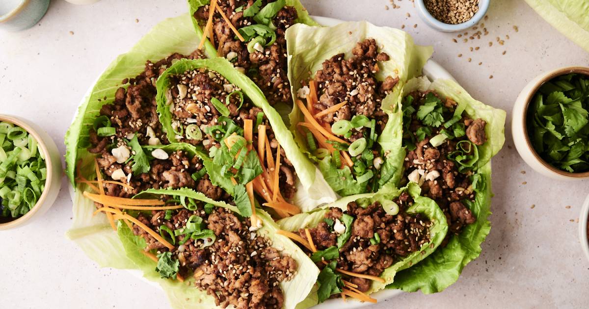 Korean Beef Lettuce Wraps {20-Minute Low-Carb Meal!}