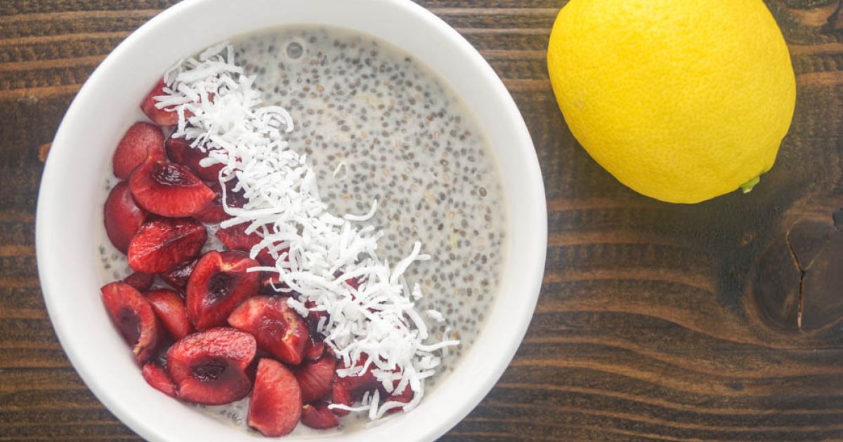 Lemon Chia Seed Pudding Slender Kitchen