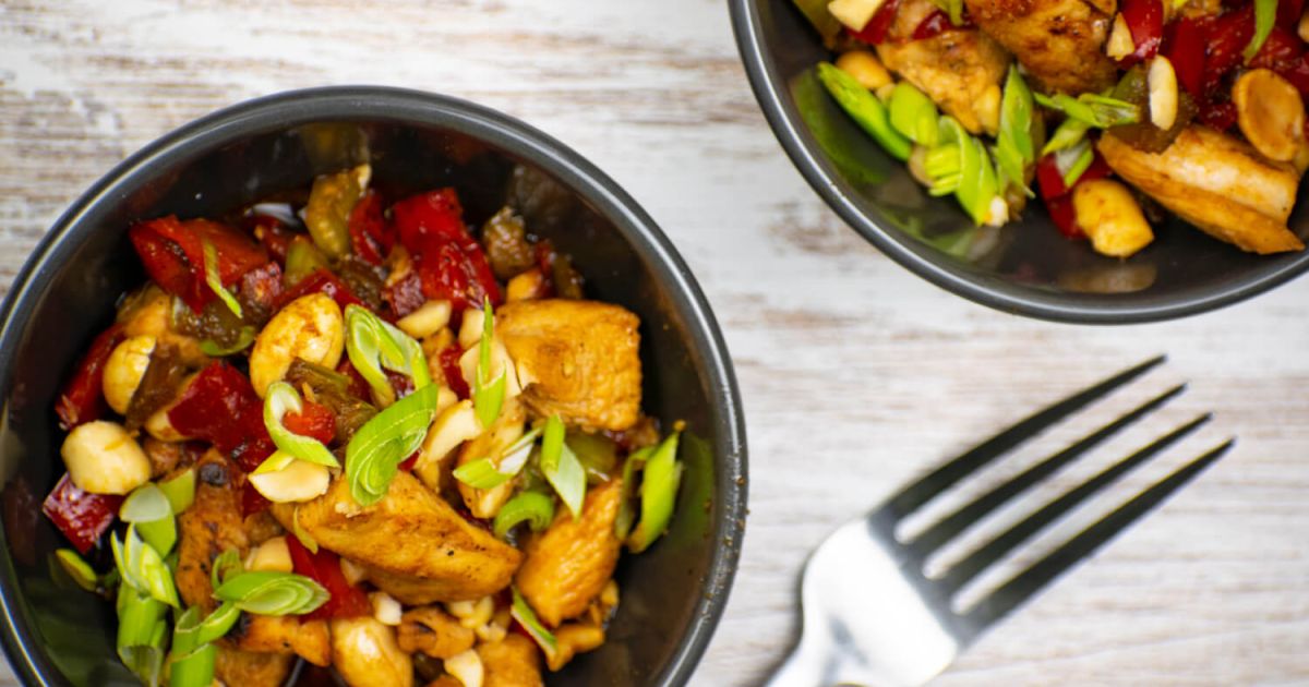 Low Carb and Paleo Kung Pao Chicken Slender Kitchen