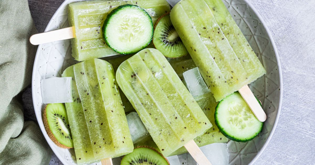Mexican Cucumber Paletas - Slender Kitchen