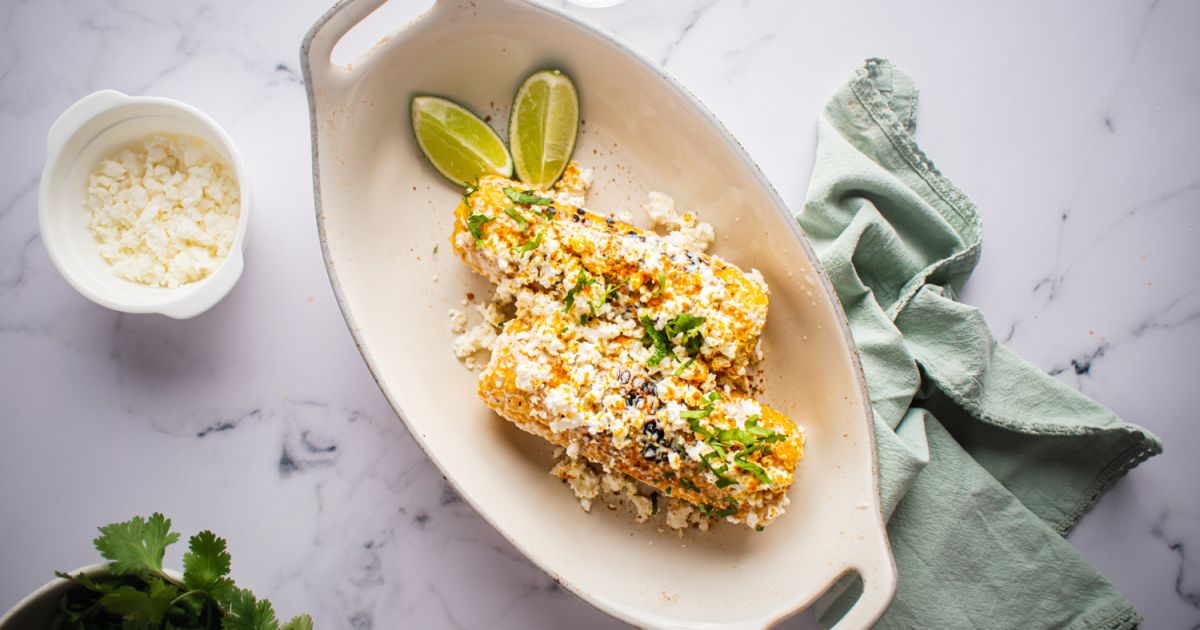 Mexican Street Corn (Elotes) - Slender Kitchen